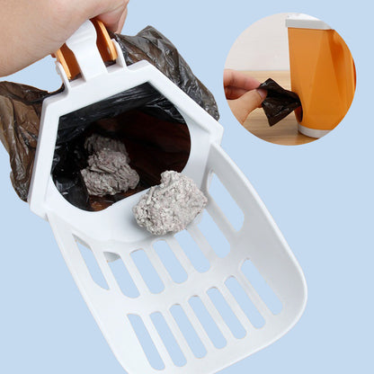 Cat Litter Shovel Self Cleaning Cats Litter Scooper Portable Cat Litter Box Kitten Toilet Cleaning Tool Pet Cat Supplies