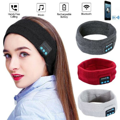 Wireless Bluetooth Stereo Headphones Running Earphone Sleep Headset Sports Sleeping Music Headband JOY Fashion