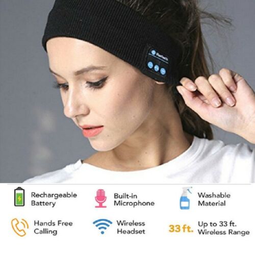 Wireless Bluetooth Stereo Headphones Running Earphone Sleep Headset Sports Sleeping Music Headband JOY Fashion