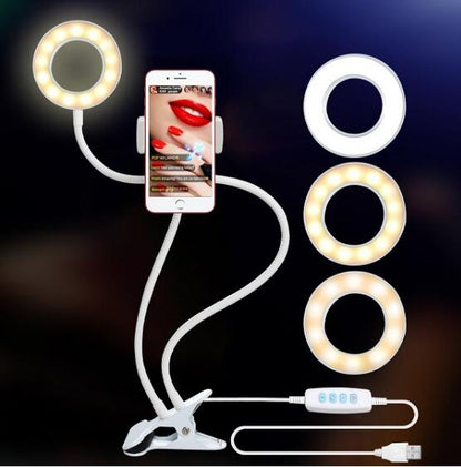 Flexible Selfie Light & Phone Holder